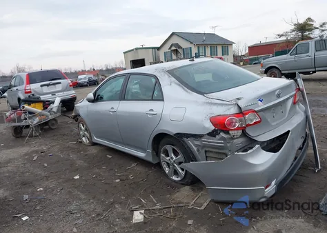 2011 Toyota Corolla S from USA, damaged, VIN 2T1BU4EE5BC715535